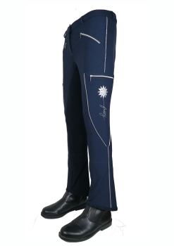 Damen Softshell Jodhpurreithose "Hello Winter" Thermo in Navy